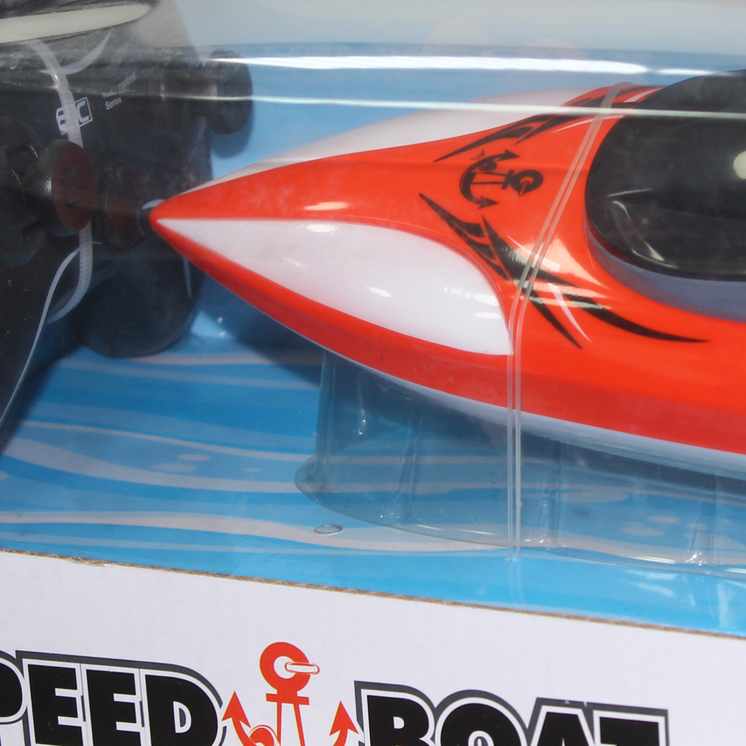 High-Speed R/C Competition Speed Boat – Orange