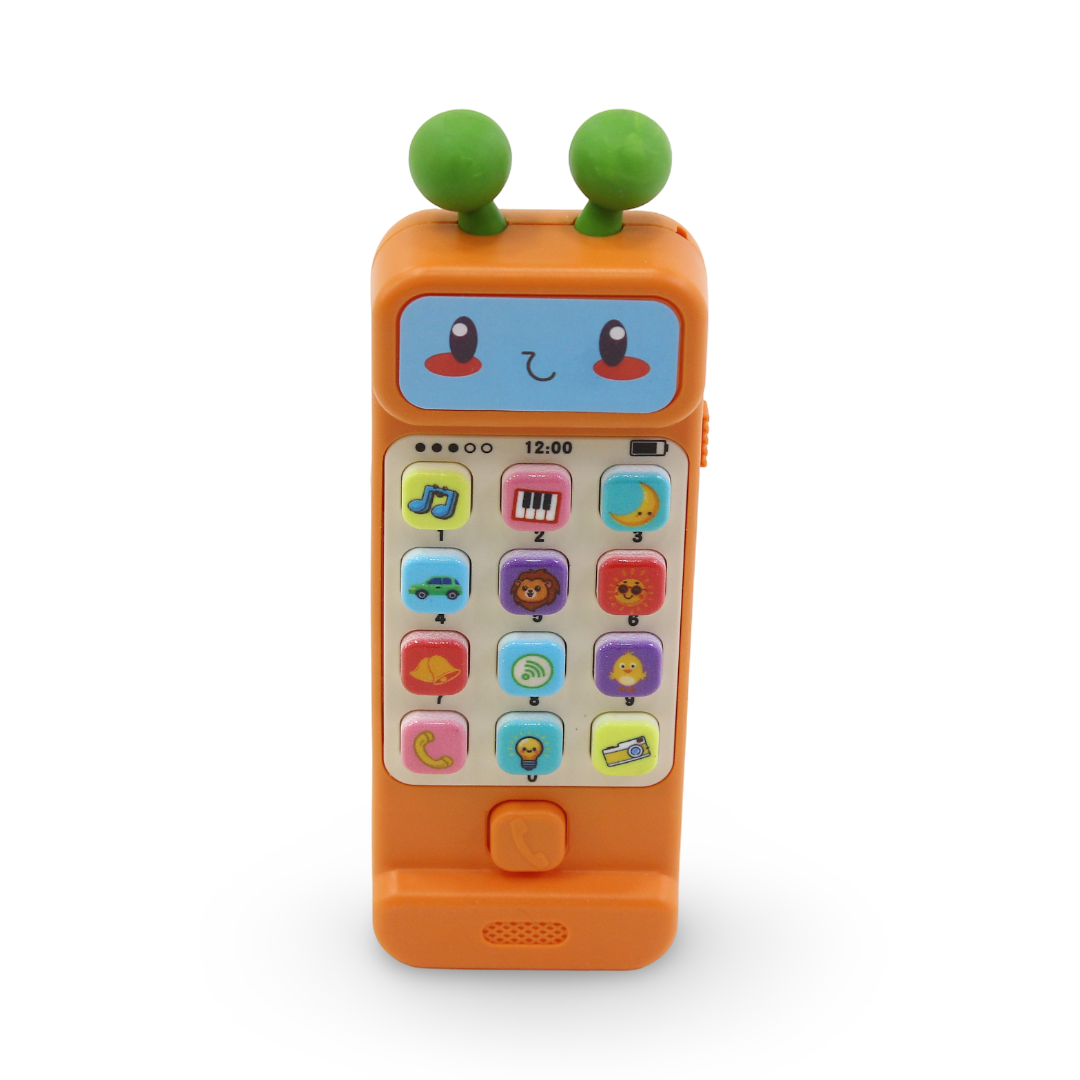 Puzzle Children's Early Learning Mobile Toy – Orange