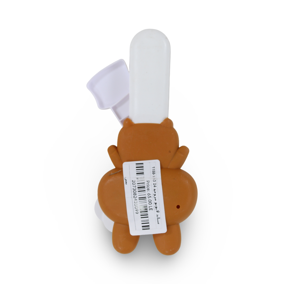 Handheld Labubu Mini Fan – Brown