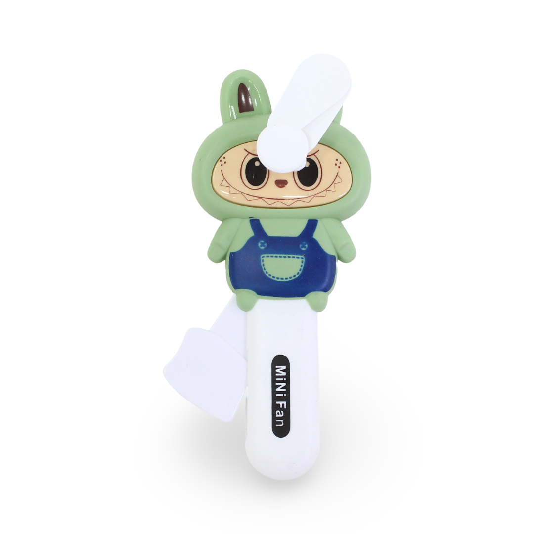 Labubu Handheld Mini Fan – Mint