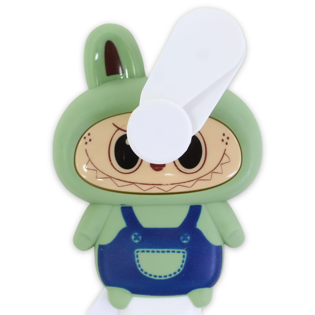 Labubu Handheld Mini Fan – Mint