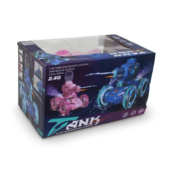 2.4G Amphibious RC Stunt Tank – Pink
