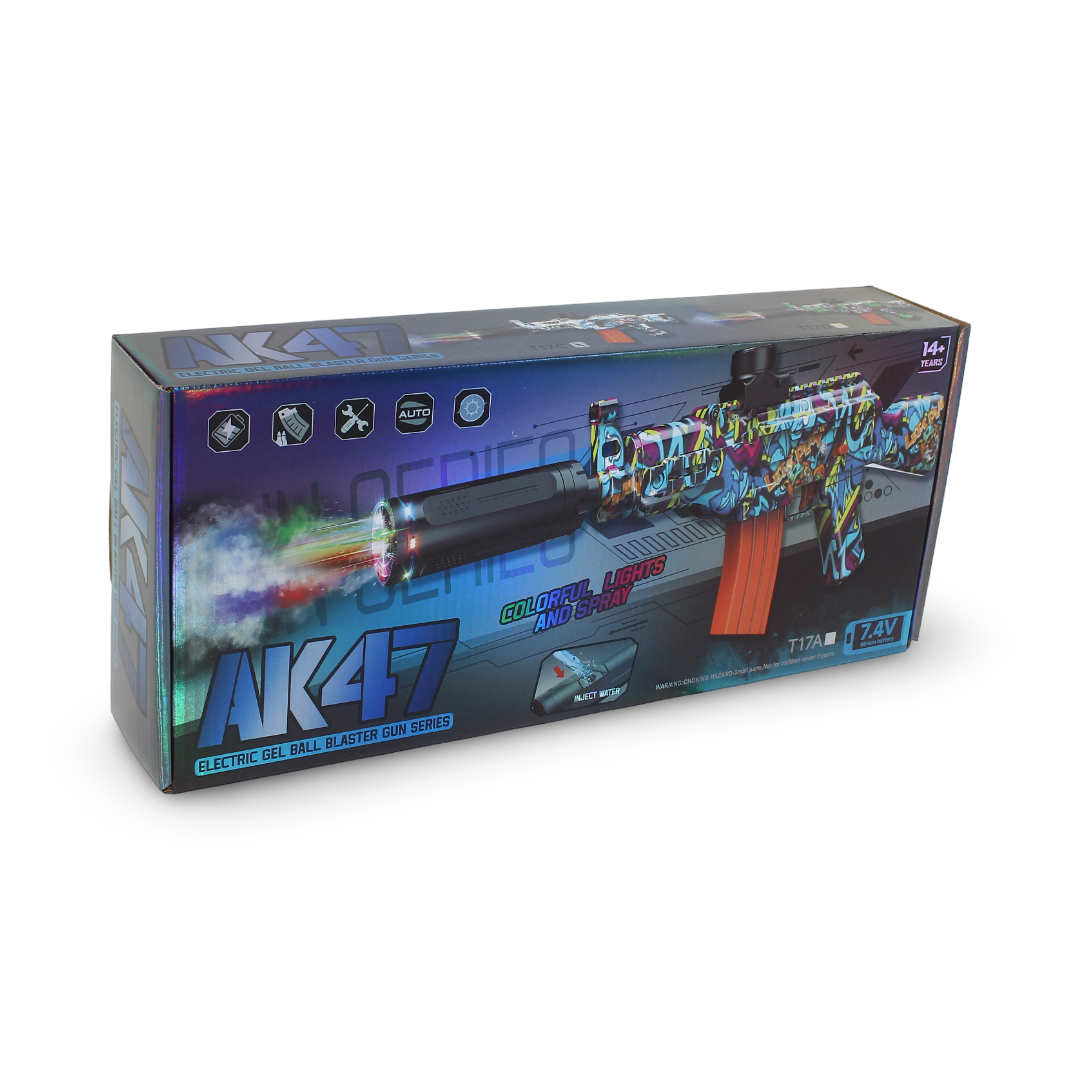 AK-47 Automatic Electric Gel Ball Balster Toy Gun