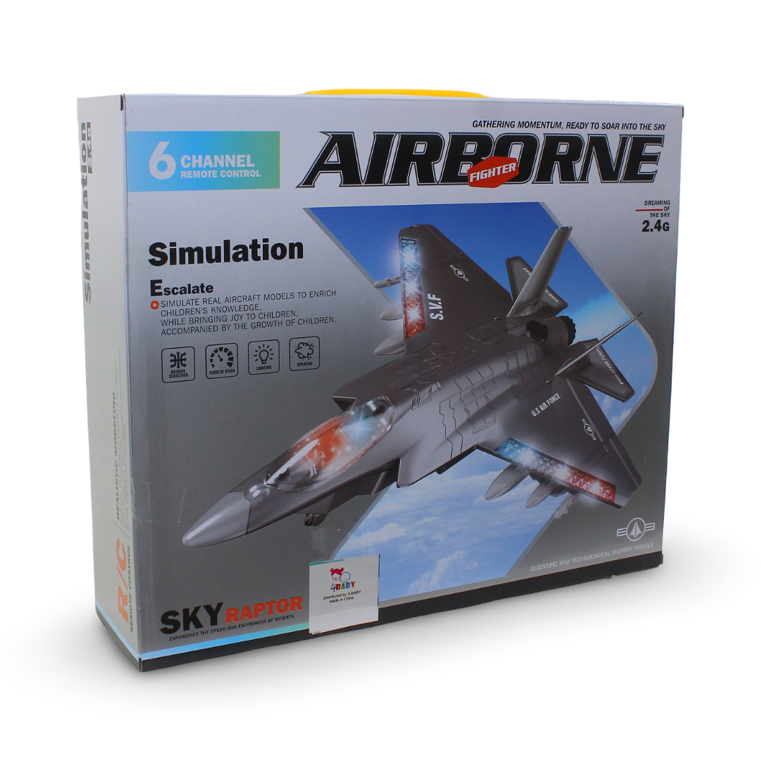 Remote Control Airplane with Lights & Sound