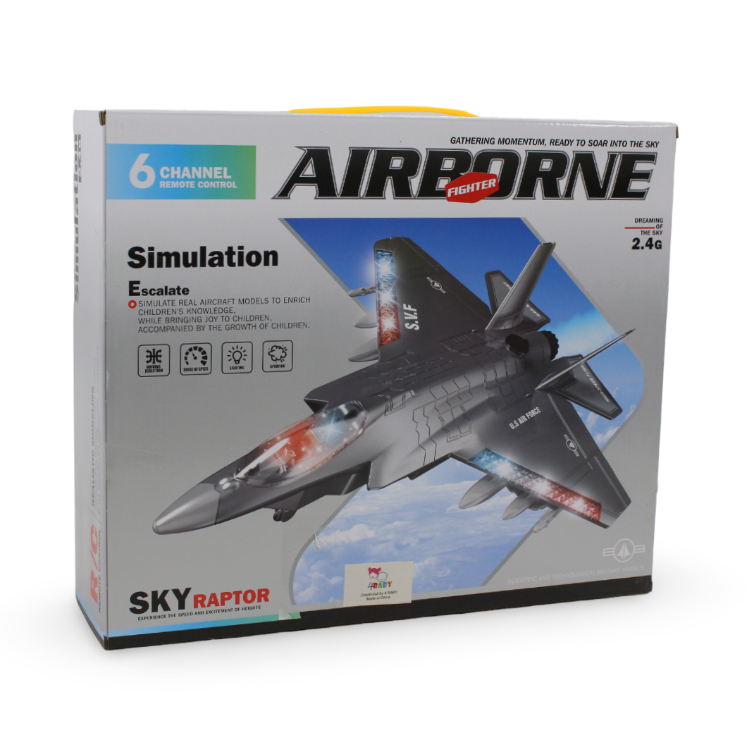 Remote Control Airplane with Lights & Sound