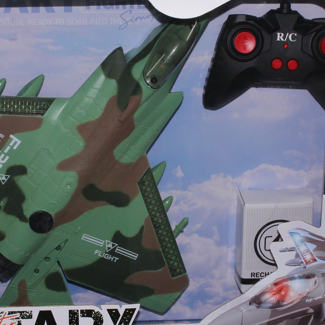 Remote Control Fighter Jet with Lights & Sound