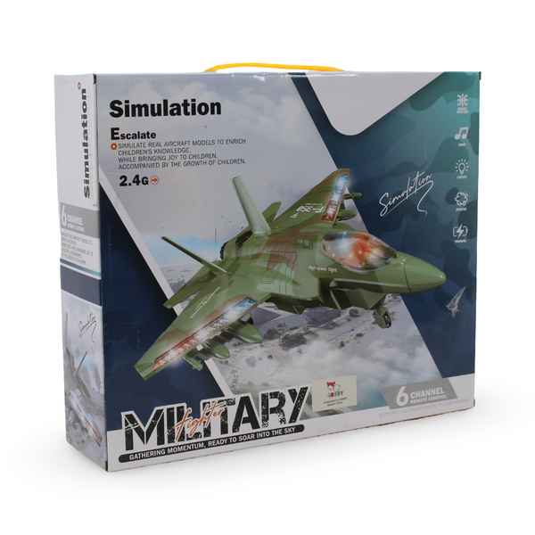 Remote Control Fighter Jet with Lights & Sound