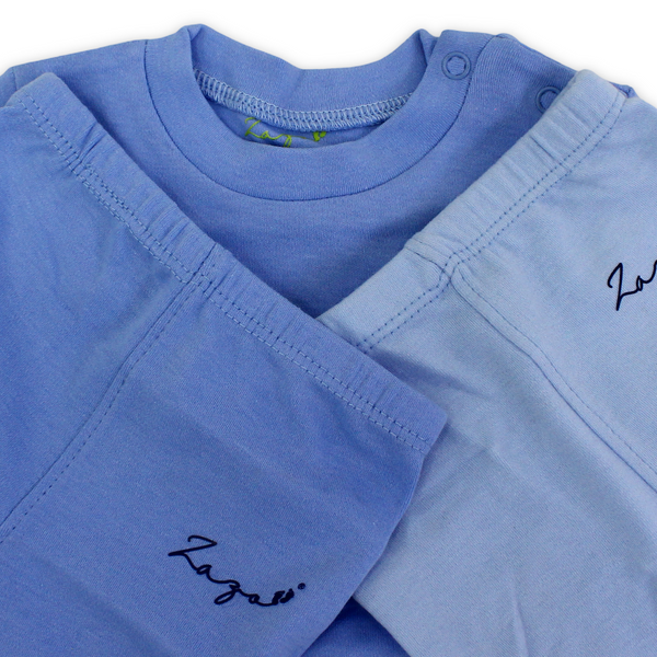 Baby Boys Cotton Pajama – Blue (3 Pcs)