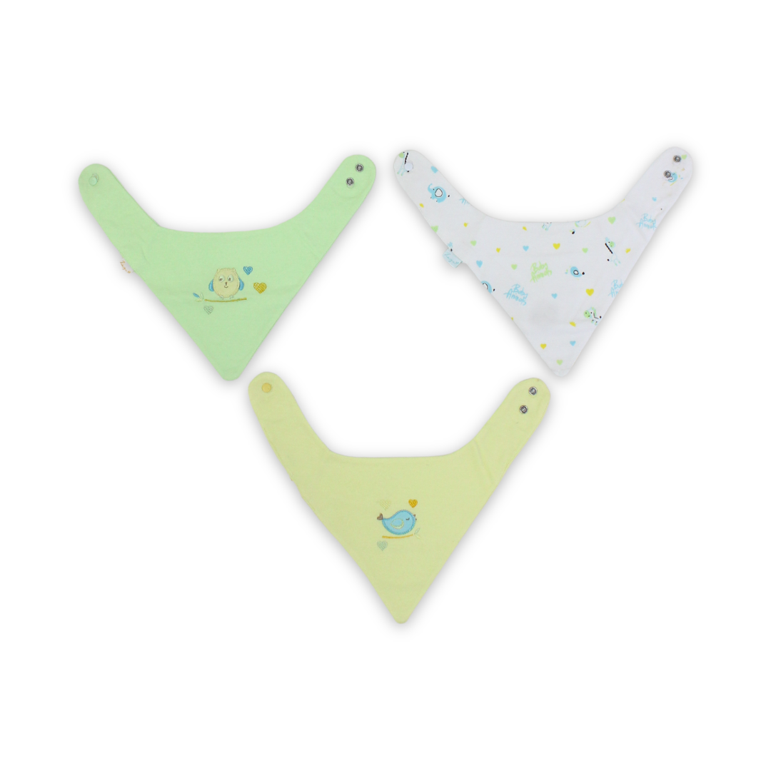 Cotton Baby Bib – Pack Of 3