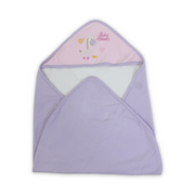 Baby Girls Cotton Baby Blanket – Giraffe Embroidery