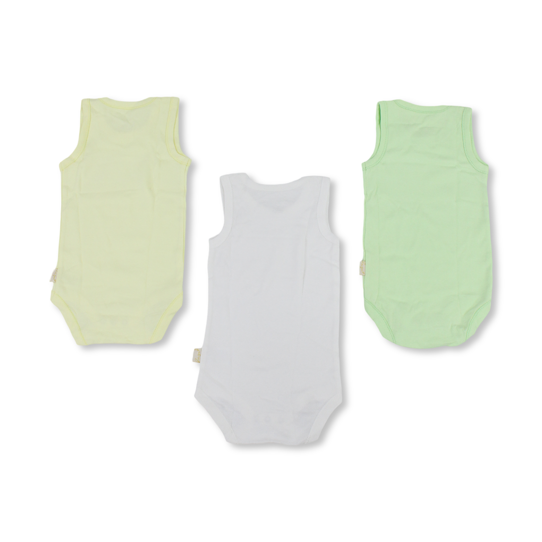 Unisex Baby Cotton Underwear Bodysuit – Pack Of 3