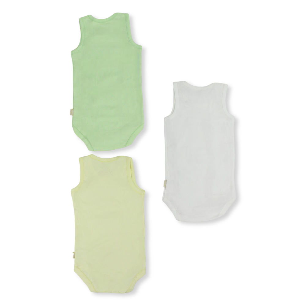Unisex Baby Cotton Underwear Bodysuit – Pack Of 3