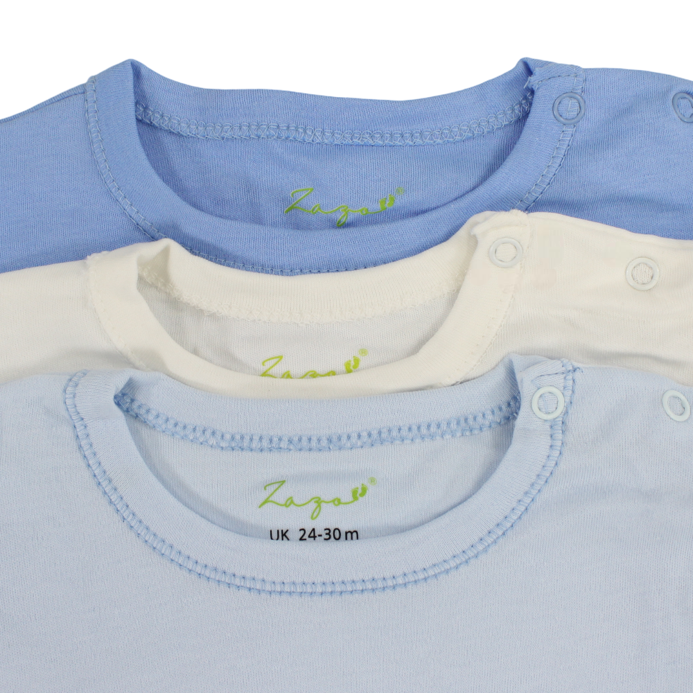 Baby Boys Cotton Short-Sleeved Underwear Bodysuit – Pack Of 3