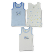Baby Boys Cotton Undershirt – Pack Of 3