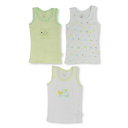 Unisex Baby Cotton Undershirt – Pack Of 3