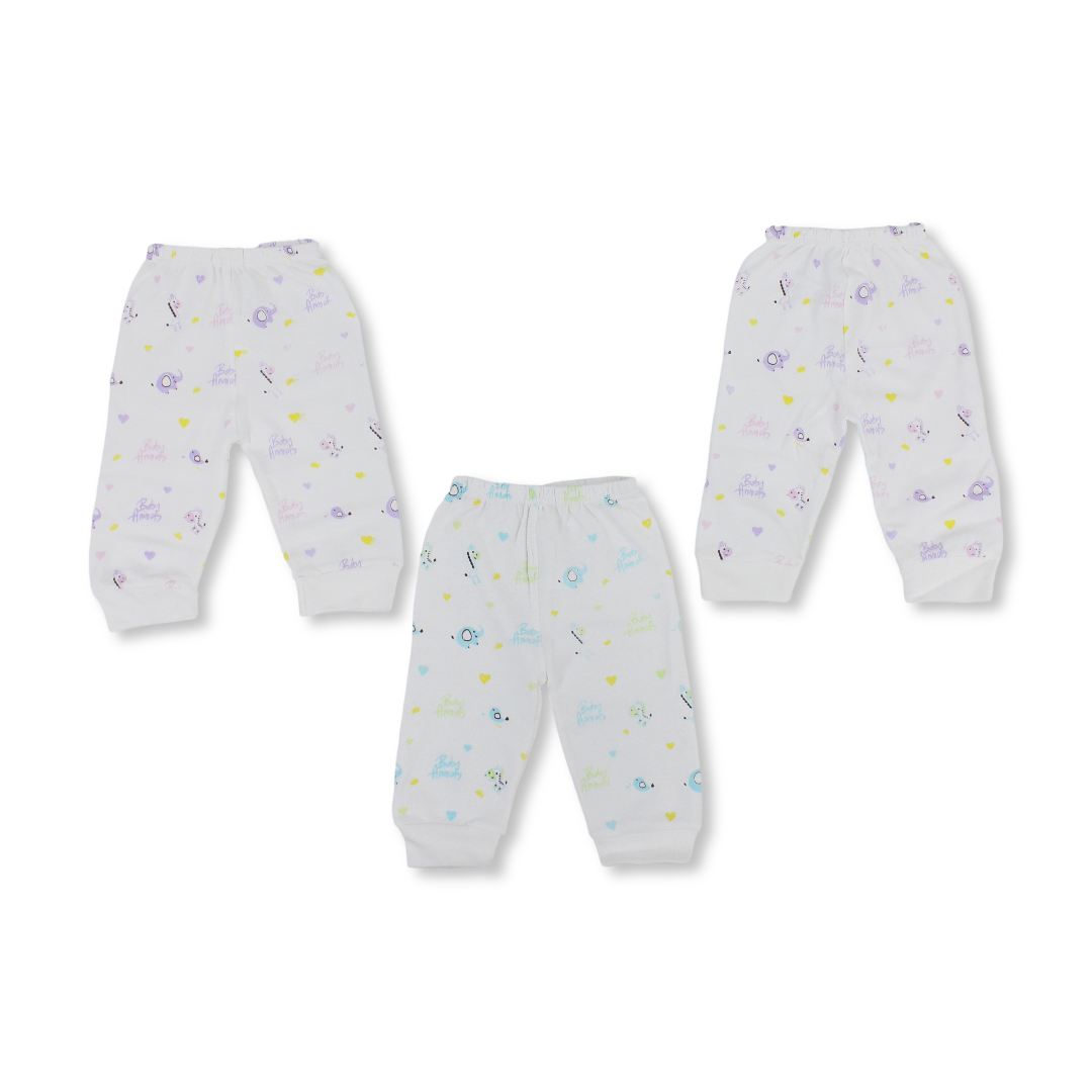 Baby Girls Cotton Underwear Pants Multicolor – Pack of 3