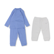 Baby Boys Cotton Pajama Set – Blue