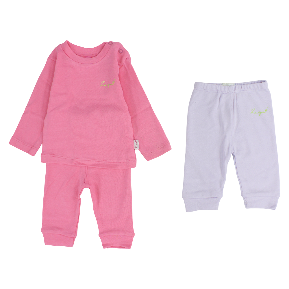 Baby Girls Cotton Pajama Set – Fuchsia