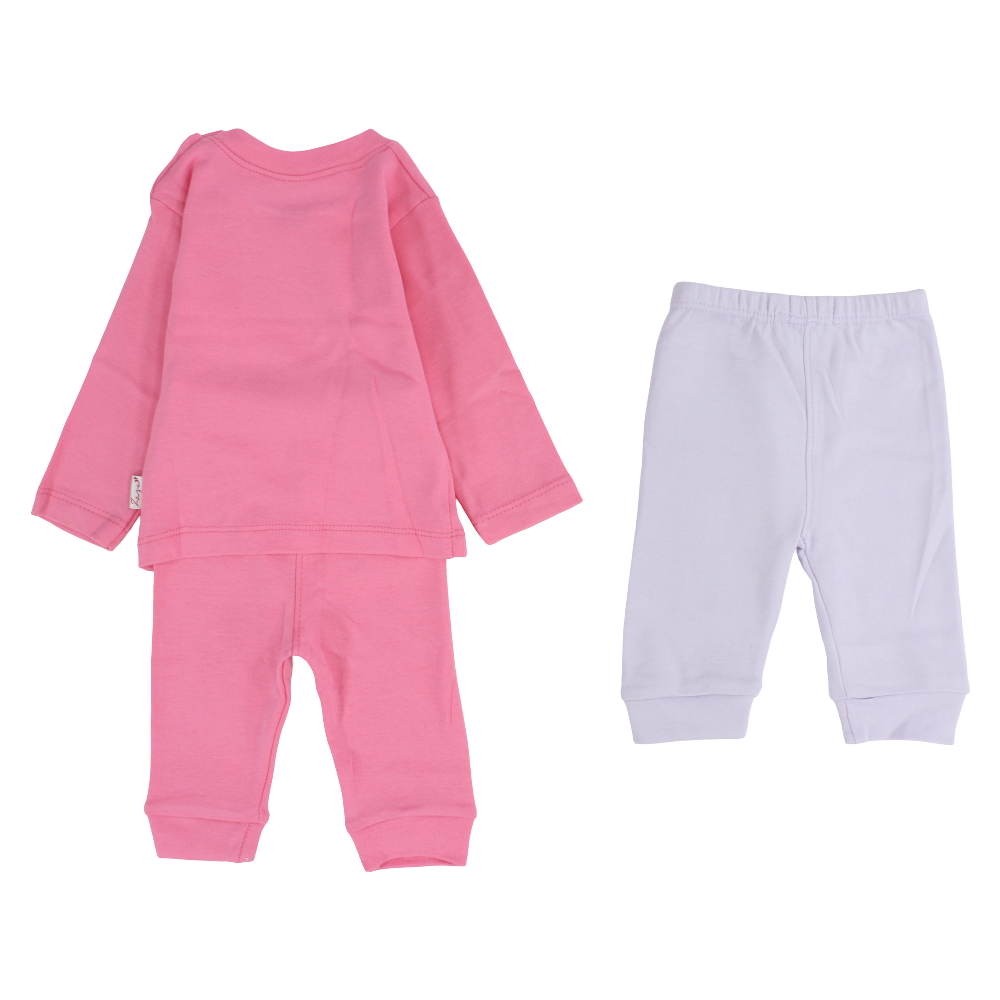 Baby Girls Cotton Pajama Set – Fuchsia