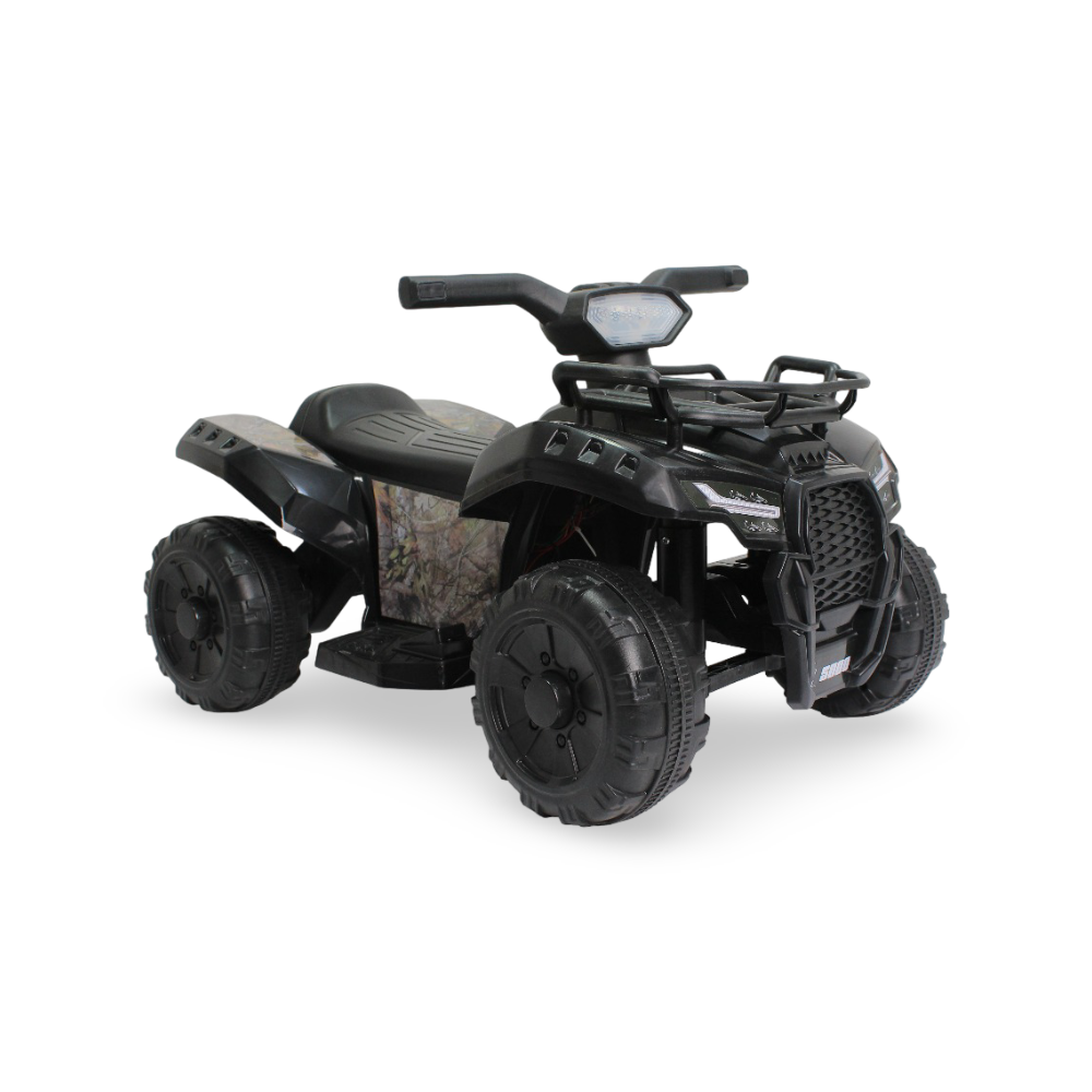 Kids' Electric Ride-On ATV Quad Bike - Black