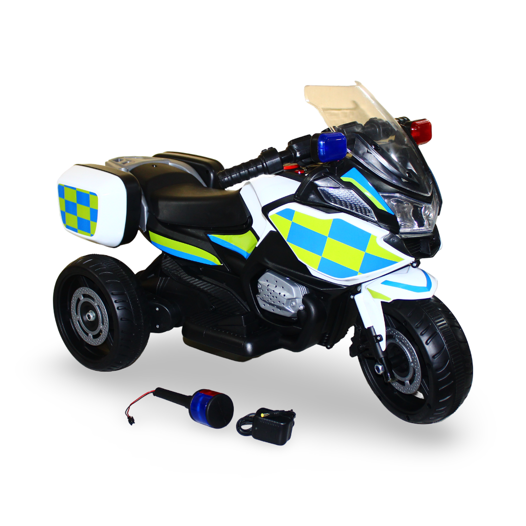 Electric Motorcycle Toy – White
