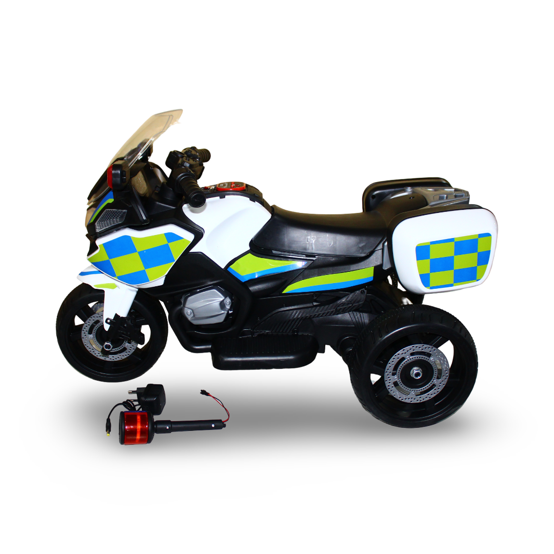 Electric Motorcycle Toy – White