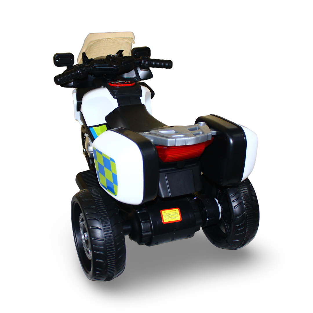 Electric Motorcycle Toy – White