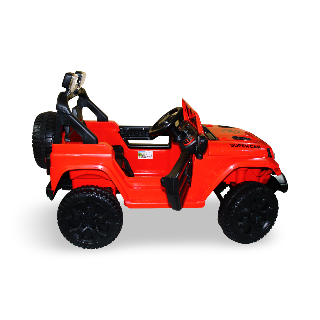 Super Car Ride-On electric Jeep Wrangler Rubicon Toy Car – Red