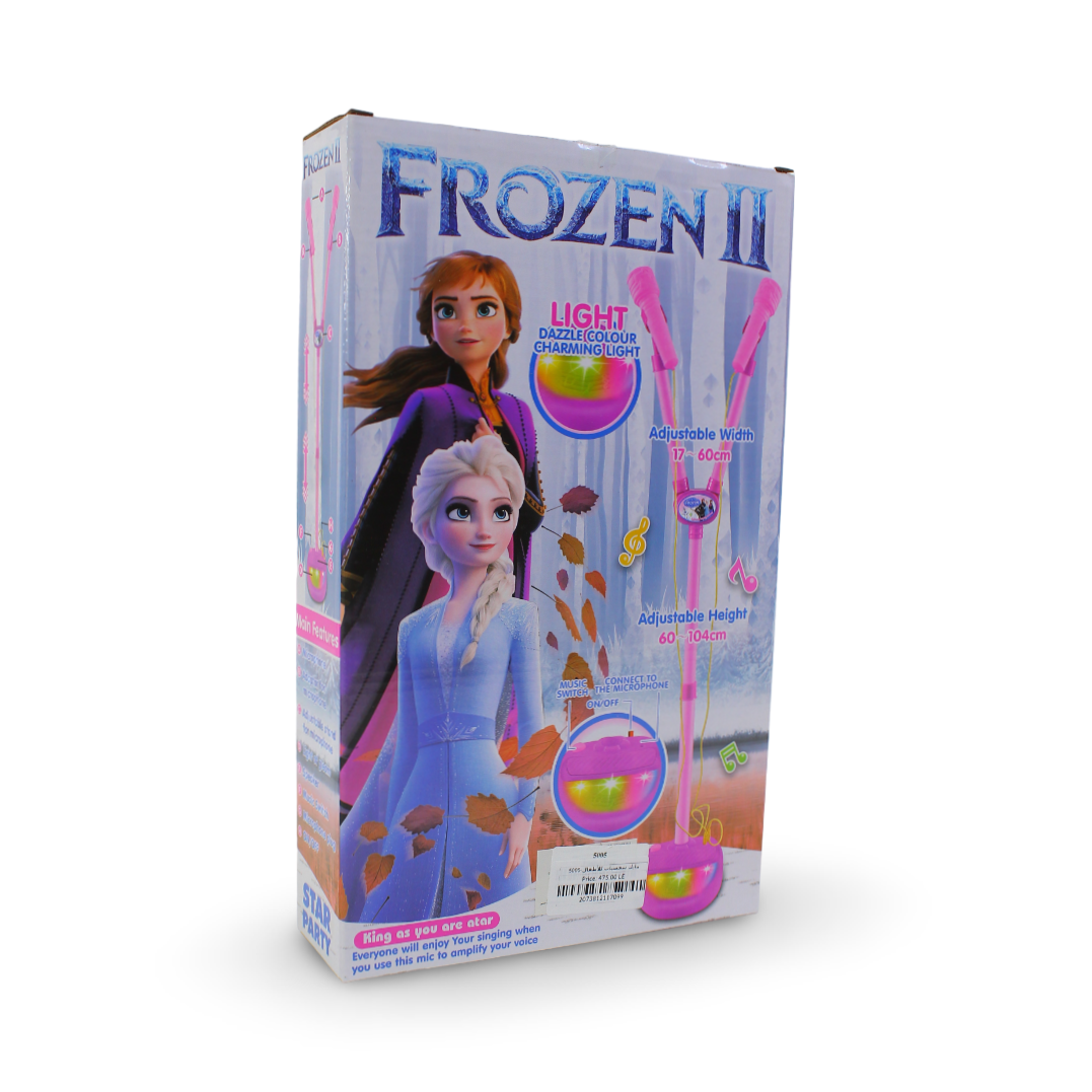 Frozen II Double Karaoke Microphone Stand Toy