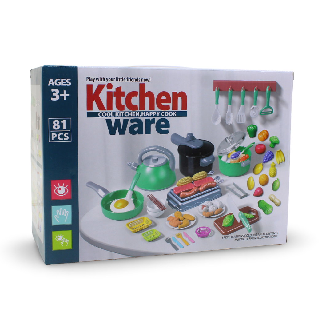Cool Kitchen Happy Cook Toy Set – 81 Pcs