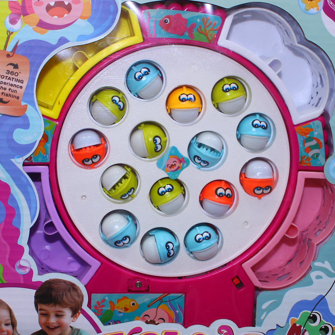 Electric Fishing Game Playset – Fuchsia