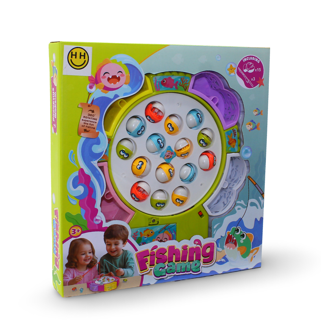 Electric Fishing Game Playset – Green