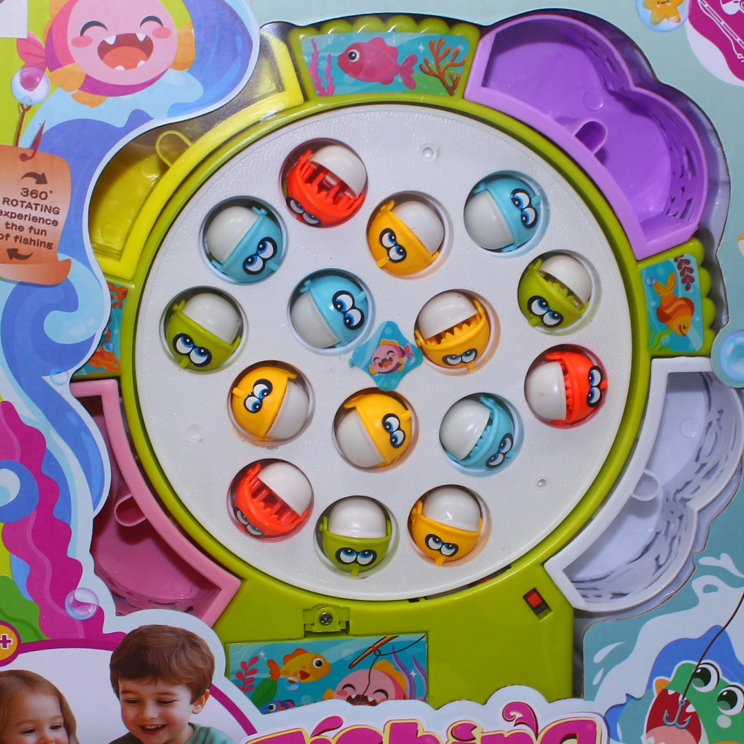 Electric Fishing Game Playset – Green