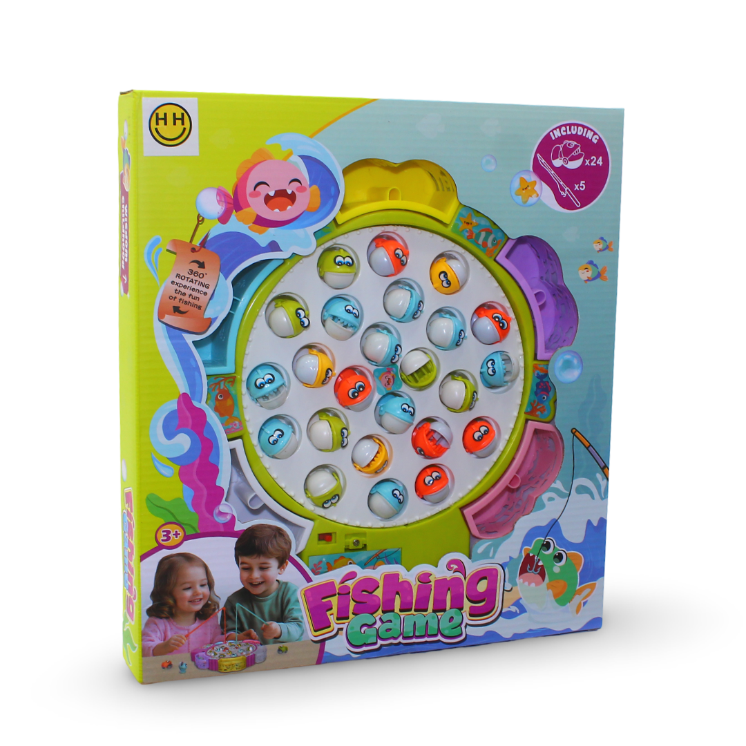 Electric Fishing Game Playset – Green
