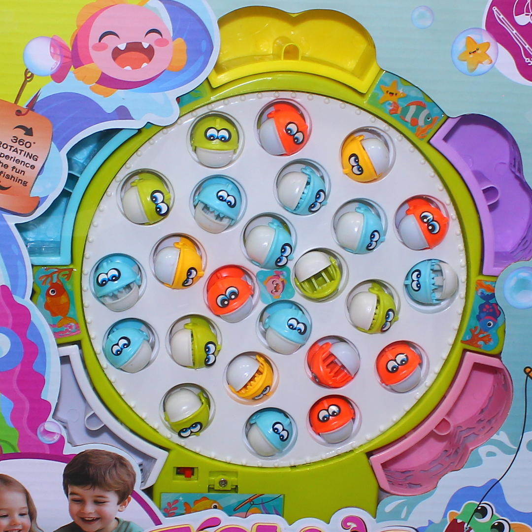 Electric Fishing Game Playset – Green