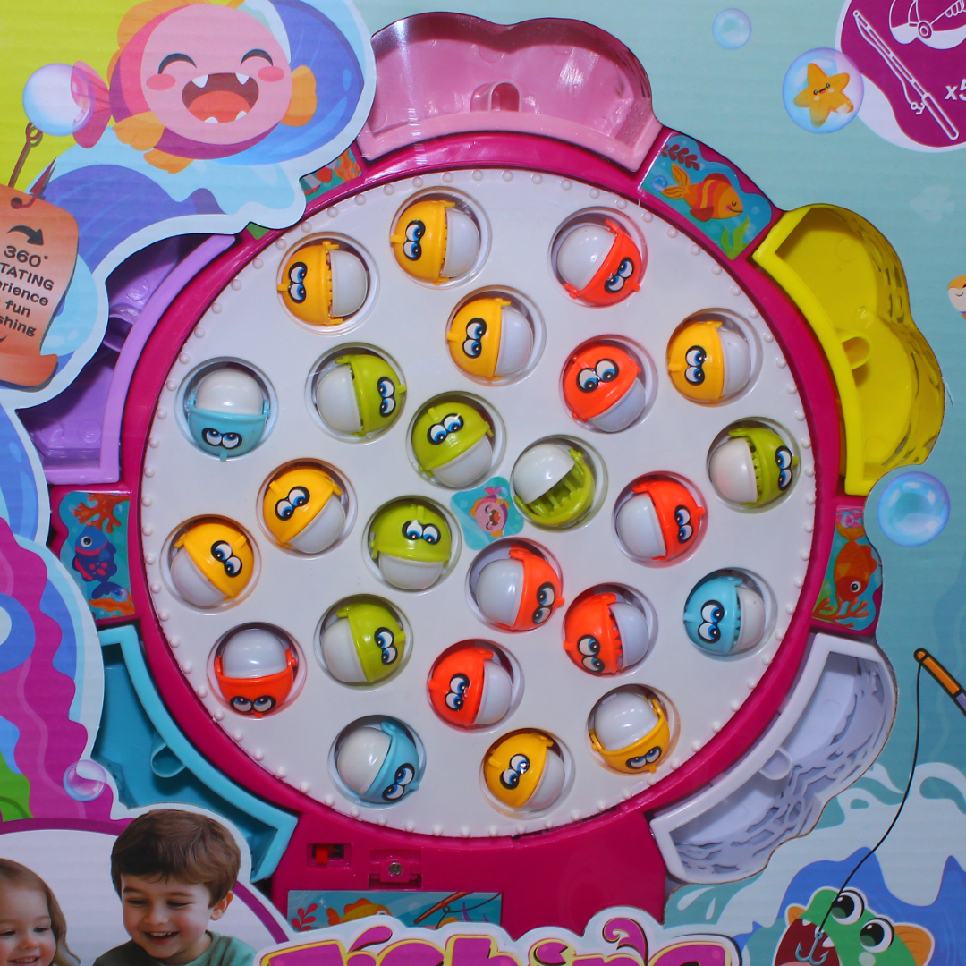 Electric Fishing Game Playset – Fuchsia