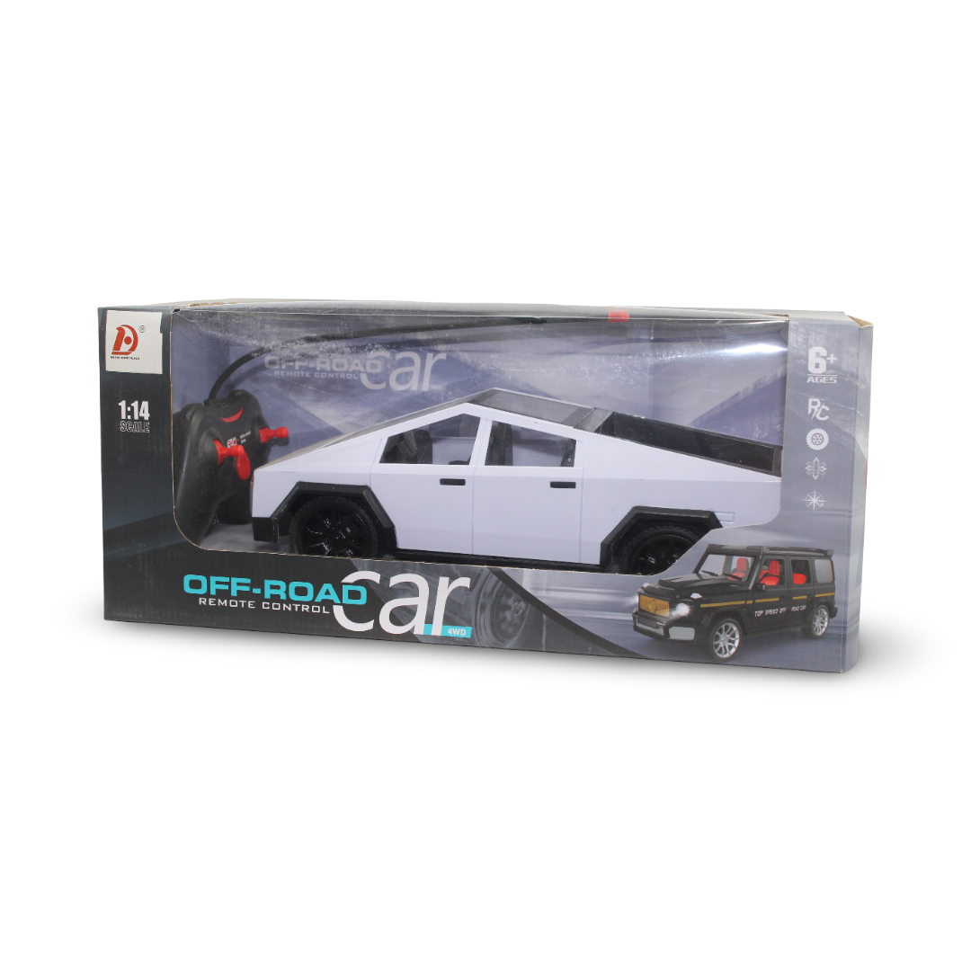 Tesla Cybertruck Off-Road 1:14 Scale RC Toy Car – White