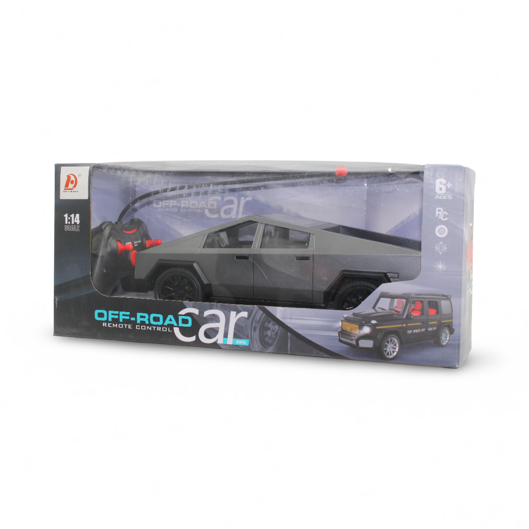 Tesla Cybertruck Off-Road 1:14 Scale RC Toy Car – Silver