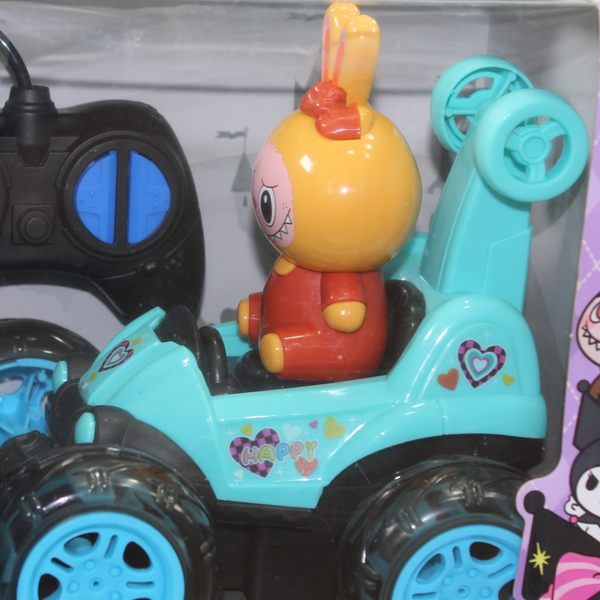 Labubu RC LED Stunt Car – Aqua