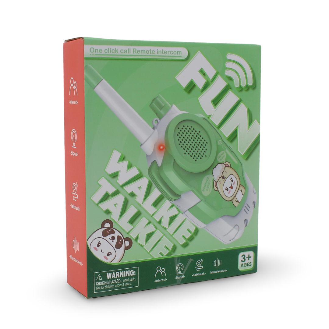 Children Walkie-Talkie Set – Green & Pink
