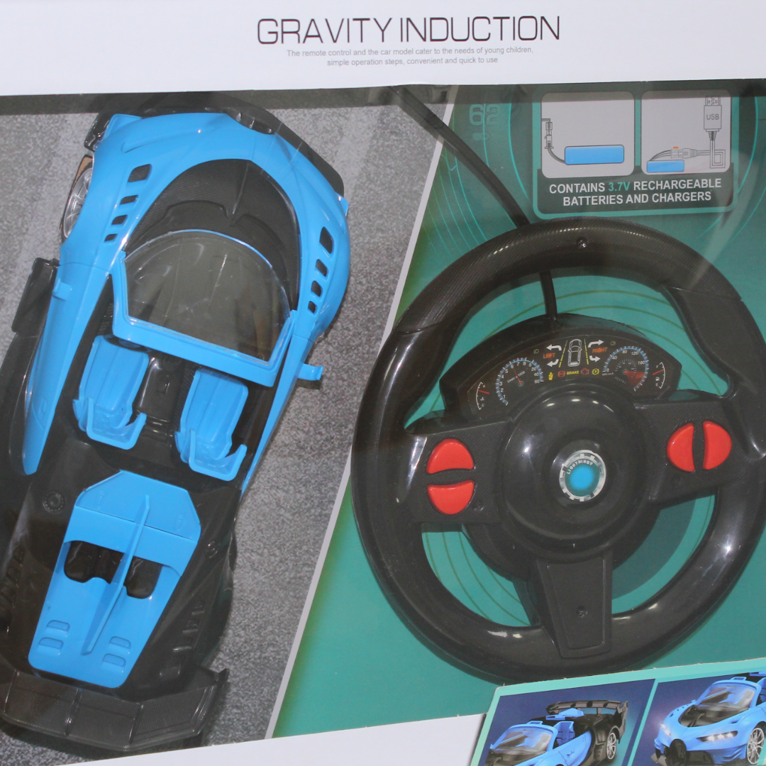 Luxurious Car 1:18 Scale RC Racing Toy – Blue