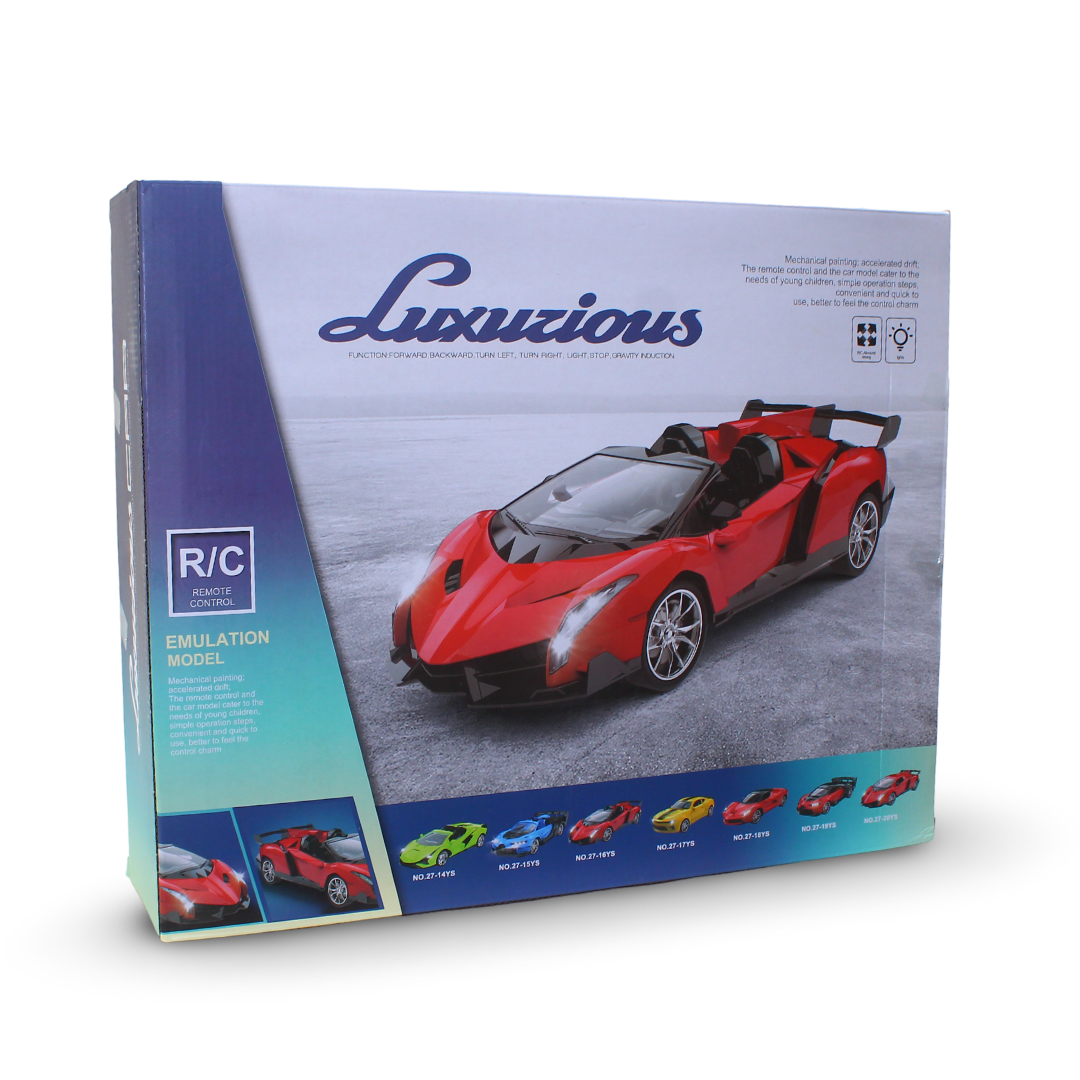 Luxurious Car RC Gravity Induction Toy – Blue