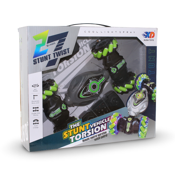 Xuda Toys Stunt Twist torsion RC Vehicle – Green