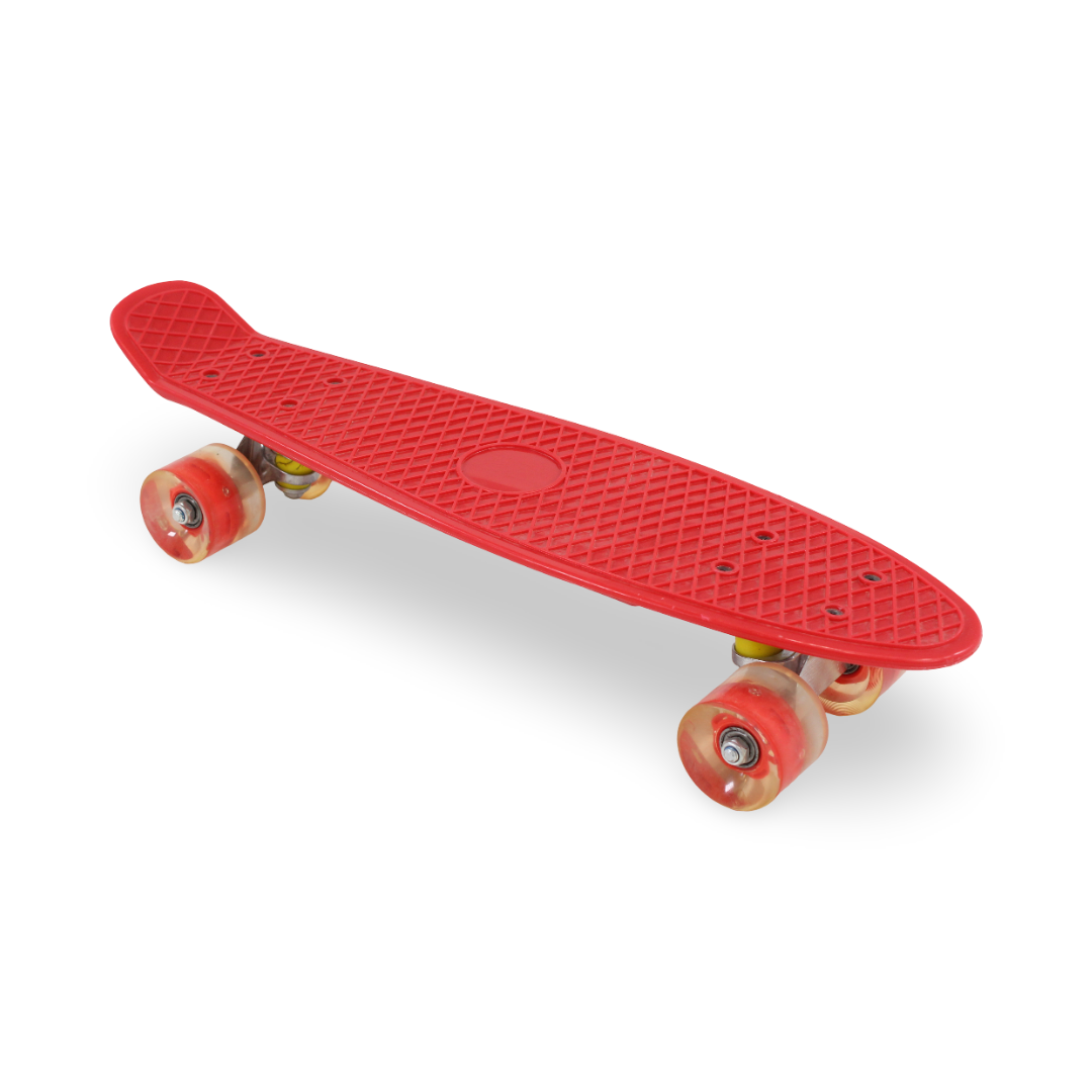 22.5 Inches LED Cruiser Skateboard – Red