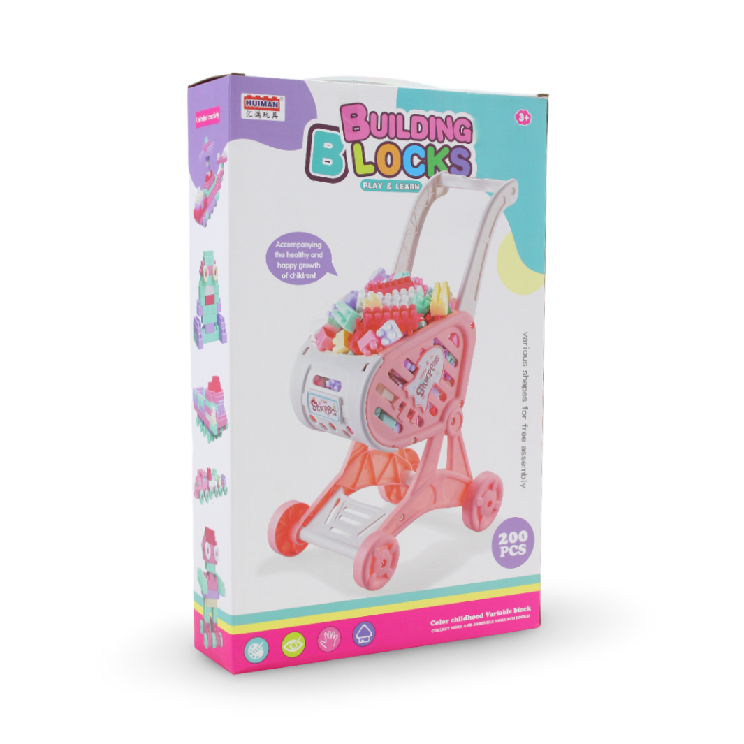 Huiman Building Blocks Play & Learn Set – 200 Pcs