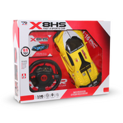 X8HS Fast Sports Car RC Vehicle 1:16 Scale – Yellow