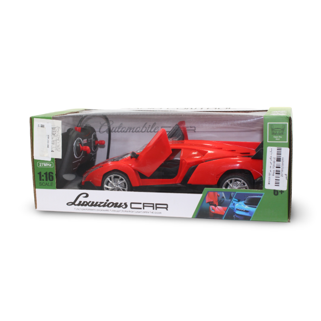 Luxurious 1:16 Scale RC Sports Car – Red