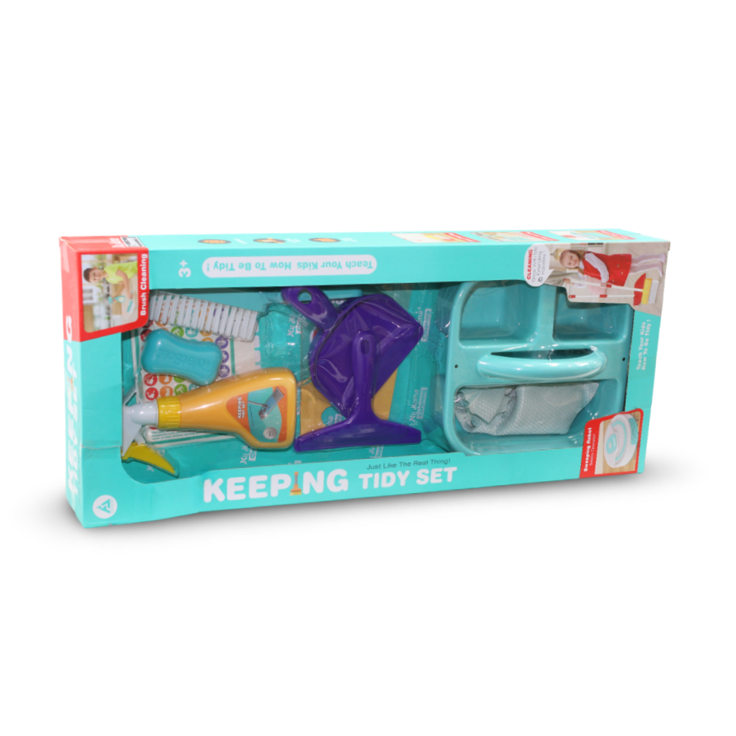 Clean Time Kids Cleaning Tools Playset