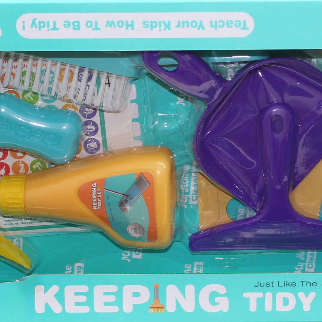 Clean Time Kids Cleaning Tools Playset