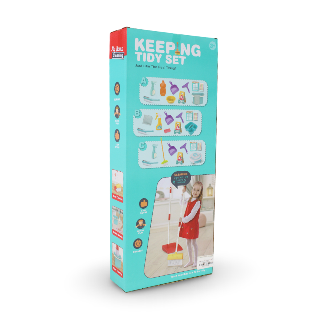 Clean Time Kids Cleaning Tools Playset